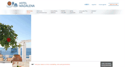 Desktop Screenshot of madalena-mykonos.com